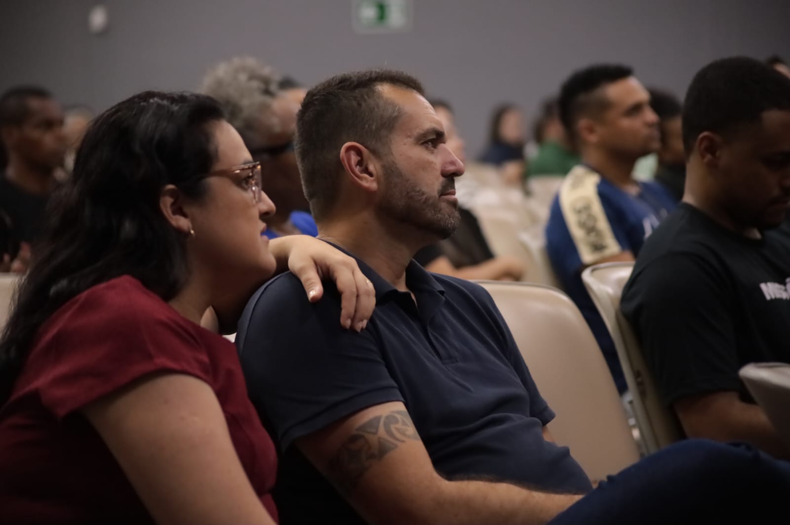 Douglas Campos acompanhando um evento de formação política em Minas Gerais